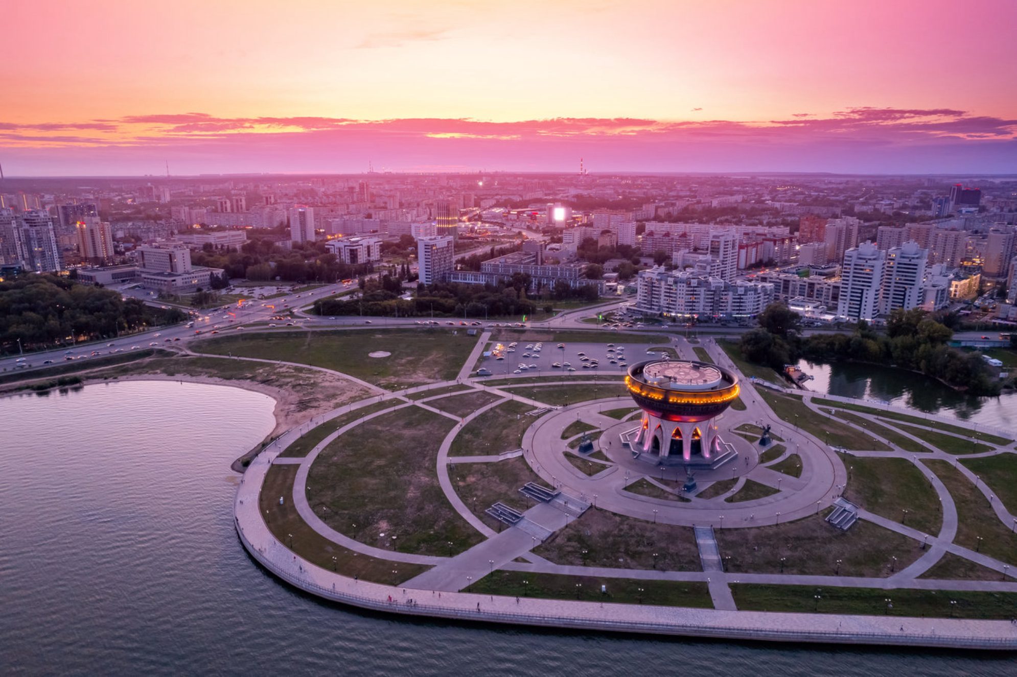 Казань с высоты птичьего полета. Источник: Shutterstock