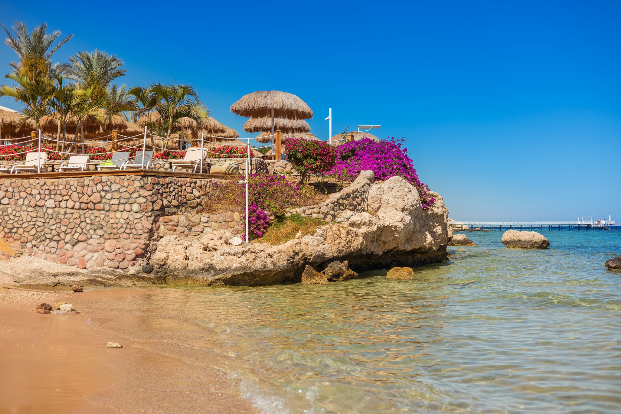 Живописный пляж в Шарм-эль-Шейхе. Источник: Shutterstock