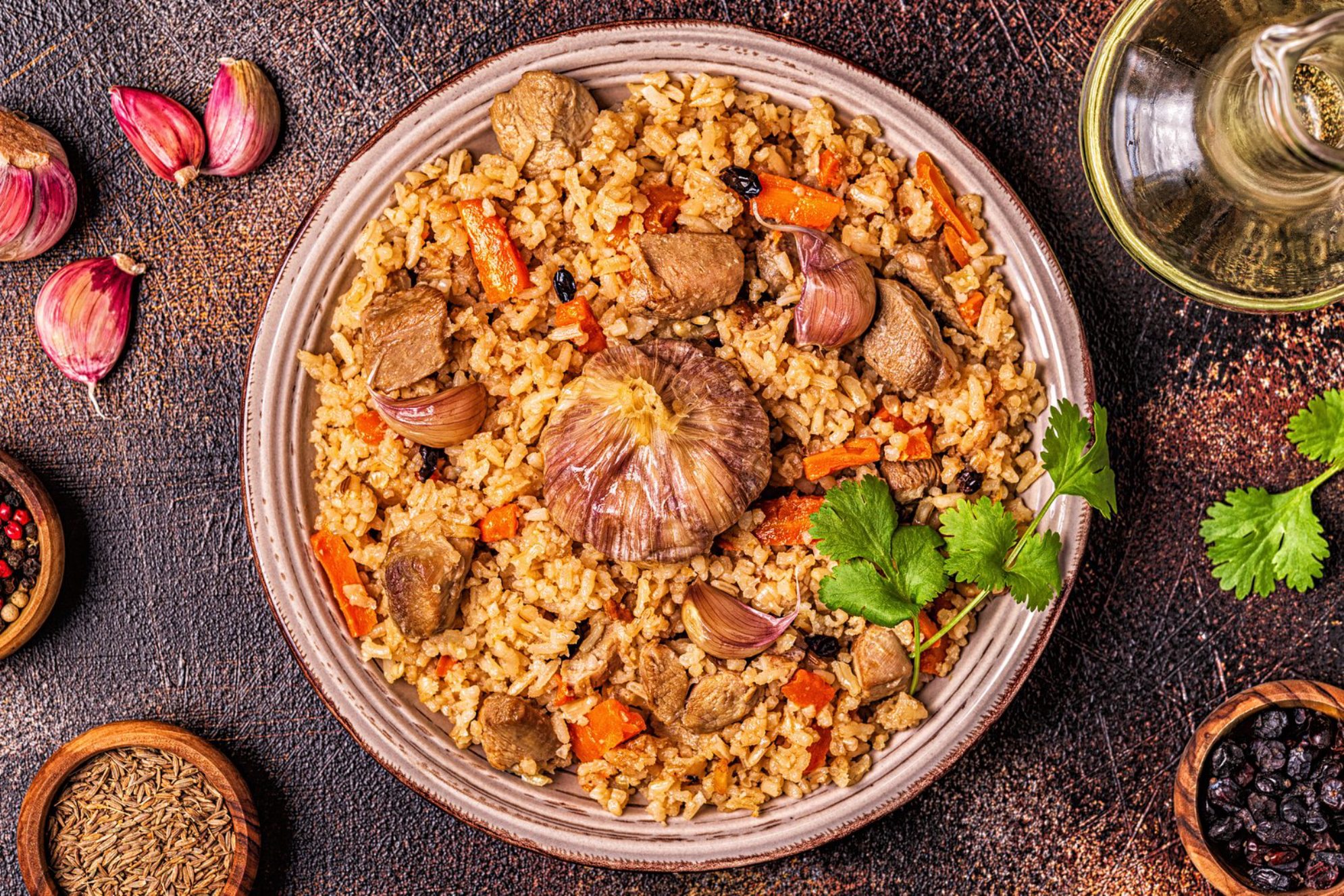 Плов со специями.