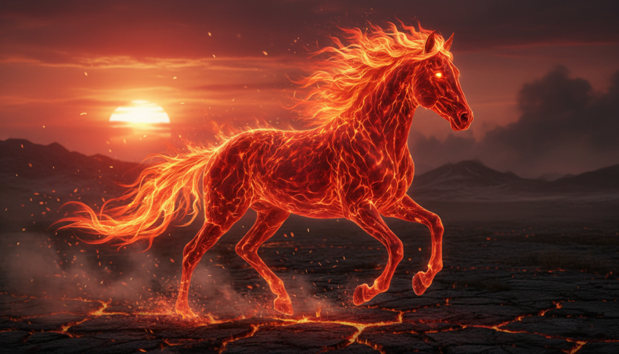 Огненная лошадь - символ 2026 года.