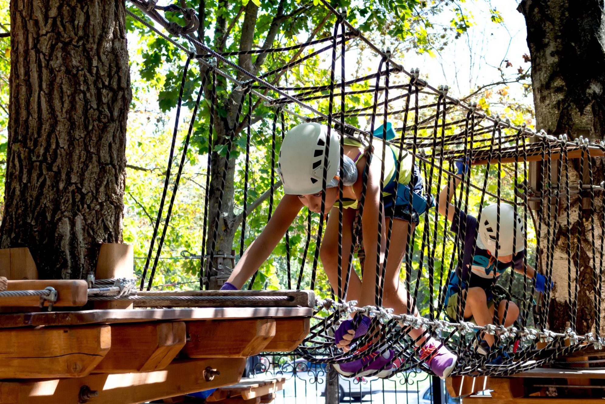 Веревочный парк.