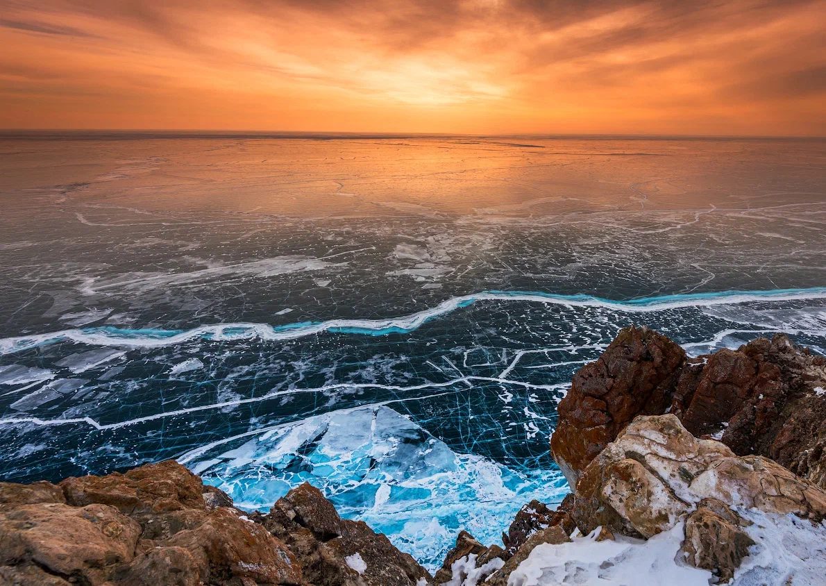 Закат на озере Байкал.Источник фото: Агентство по туризму Иркутской области Автор: Агентство по туризму Иркутской области