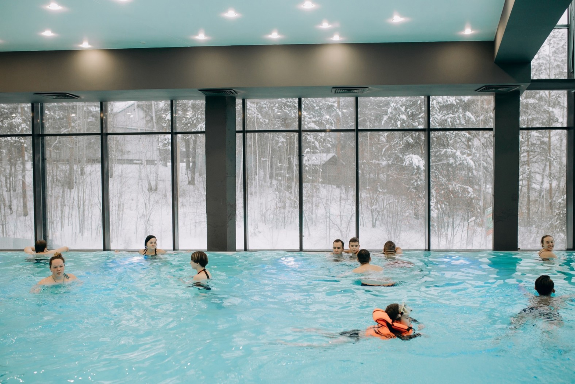 Крытый бассейн в термальном комплексе «Баден-Баден».Автор: Любовь Федорова