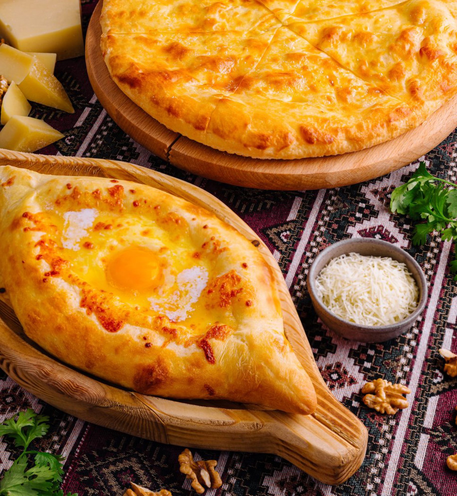 Разные хачапури.